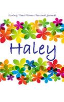 Spring Time Flowers Personal Journal - Haley