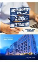 Instrumento Para Evaluar la Calidad de Un Trabajo de Investigación