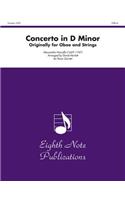 Concerto in D Minor: Originally for Oboe and Strings, Score & Parts(Eighth Note Publications)