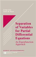 Separation of Variables for Partial Differential Equations