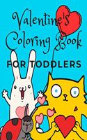 Valentine's Coloring Book For Toddlers