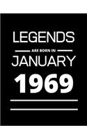 LEGENDS are born in January 1969
