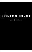 Königshorst: Notizbuch, Notizblock, Notebook - Liniert, Linien, Lined - 120 Seiten, DIN A5 (6x9 Zoll) - Notizen, Termine, Ideen, Skizzen, Planer, Tagebuch, Organ