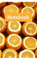 Notebook: Oranges Notebook; Oranges Book; I Love Oranges; Fruity Lover; 6x9inch Notebook with 108-wide lined pages