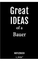 Notizbuch für Bauer