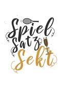 Spiel Satz Sekt