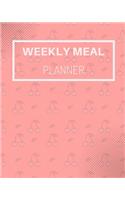 Weekly Meal Planner: Meal Prep Planner And Grocery List Weeks of Menu Planning Pages with Weekly Shopping List - Food Calendar - Eat Journal ... Snacks (Day Menu Meal Pl