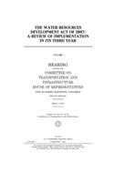 The Water Resources Development Act of 2007: a review of implementation in its third year