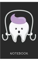 Notebook: Tooth Fairy Cute Dental Hygienist Logbook I Graph Squared Paper I Dentist Gift