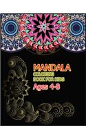 Mandala Coloring Book for Kids Ages 4-8
