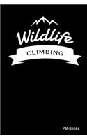 Wildlife Climbing: Blanko A5 Notizbuch oder Heft für Schüler, Studenten und Erwachsene(514 Logos Und Designs)