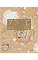 2020 Monthly & Weekly Planner