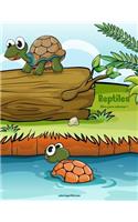 Reptiles libro para colorear 1: (1 Reptiles)