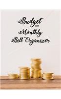 Budget Book Monthly Bill Organizer