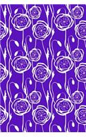Bullet Journal Notebook Scribbly Flowers Pattern 6