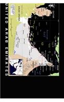 Modern Day Color Map of UAE United Arab Emirates Journal