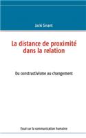 La distance de proximité dans la relation: Du constructivisme au changement(French)