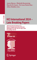 Hci International 2024 - Late Breaking Papers