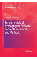 Fundamentals of Demographic Analysis: Concepts, Measures and Methods