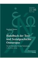 Handbuch Der Text- Und Sozialgeschichte Osteuropas