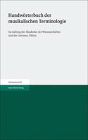 Handworterbuch Der Musikalischen Terminologie. Lieferung 1-40
