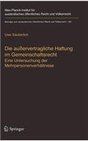 Die Außervertragliche Haftung Im Gemeinschaftsrecht