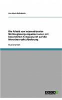 Die Arbeit von internationalen Nichtregierungsorganisationen mit besonderem Schwerpunkt auf die Menschenrechtsförderung: (German)