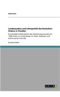 Landesausbau und Lehnspolitik des Deutschen Ordens in Preußen