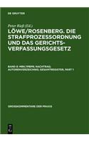 Mrk/Ipbpr; Nachtrag; Autorenverzeichnis; Gesamtregister