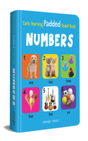 Early Learning Padded Book of Numbers : Padded Board Books For Children