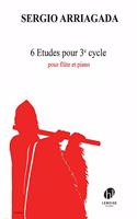 6 ETUDES POUR 3E CYCLE FLUTE PIANO