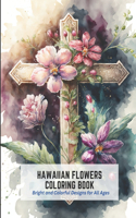 Hawaiian Flowers Coloring Book