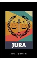 Jura Notizbuch