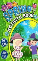 Spring Activity Book for Kids Ages 4-8