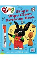 Bing’s Wipe Clean Activity Book