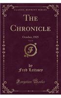 The Chronicle, Vol. 24: October, 1925 (Classic Reprint): October, 1925 (Classic Reprint)