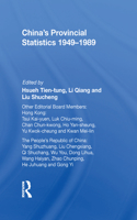 China's Provincial Statistics, 1949-1989