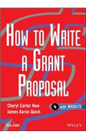How to Write a Grant Proposal