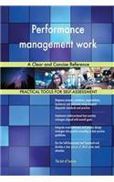 Performance management work A Clear and Concise Reference