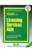 Licensing Services Aide: Passbooks Study Guide