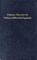 Existence Theorems for Ordinary Differential Equations