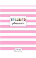 Teacher Planner 2019-2020: 12 Month Academic Weekly Planner designed for Teachers. Bonuses included: Student Roster, Continuing Education Log, Classroom Expense Tracker and Mu