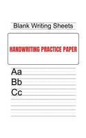Handwriting Practice Paper