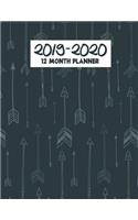 2019-2020 12 Month Planner