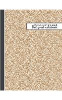 Dot grid notebook journal
