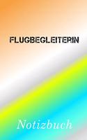 Flugbegleiterin Notizbuch