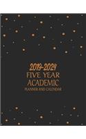 2019-2024 Five Year ACADEMIC Planner And Calendar