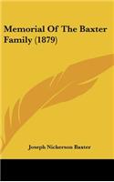 Memorial Of The Baxter Family (1879)