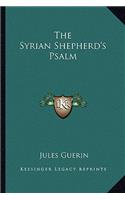 Syrian Shepherd's Psalm