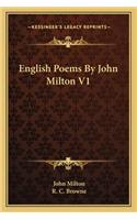English Poems by John Milton V1